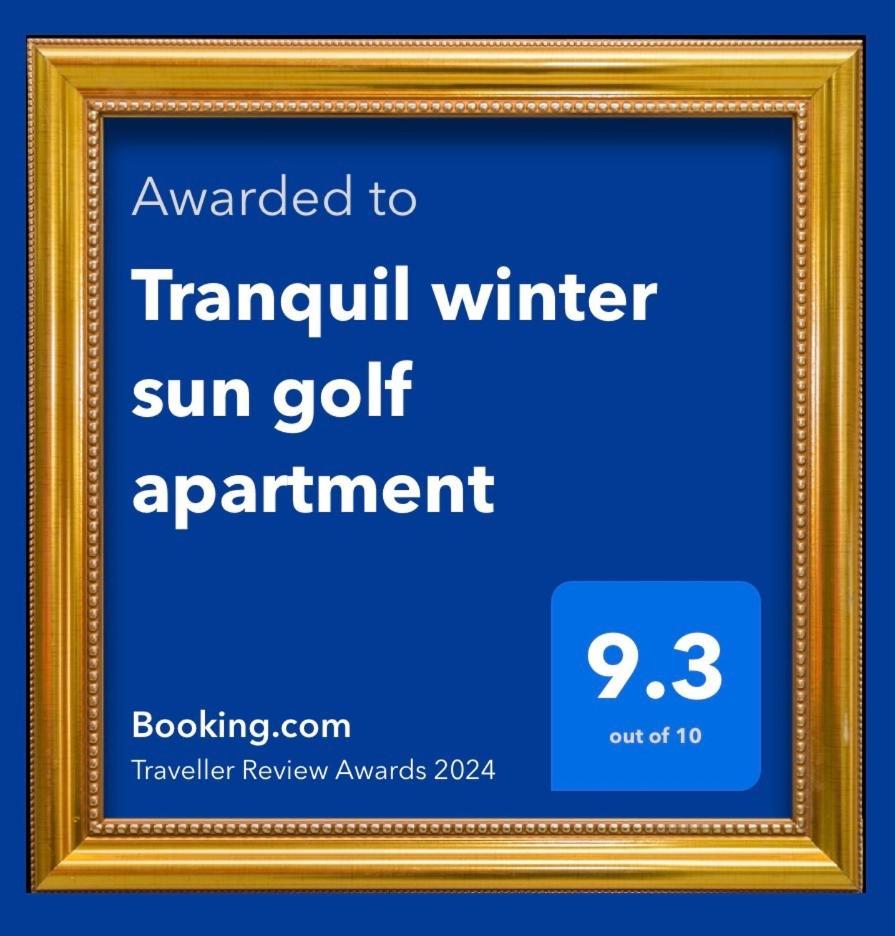 Tranquil Self Catering Golf Course Apartment Alicante Exterior photo